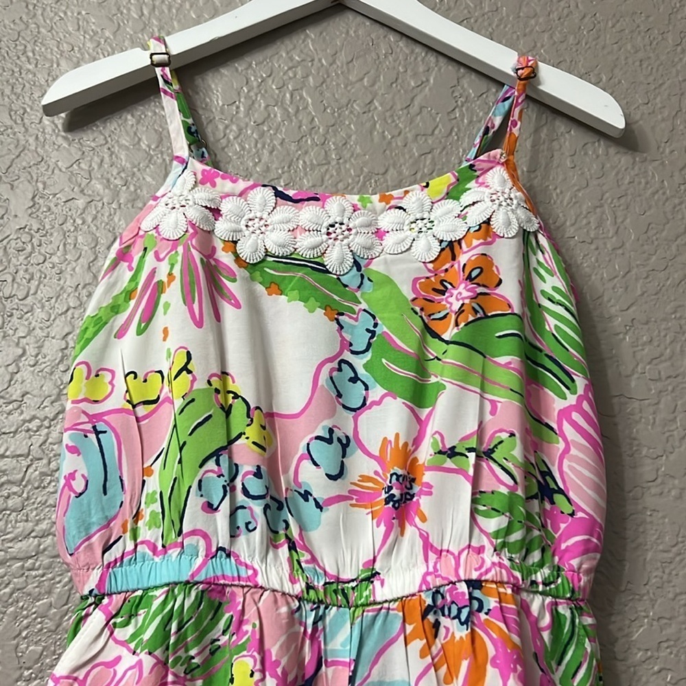 Lilly Pulitzer for Target shirt romper size L 10/12 - Picture 2 of 8